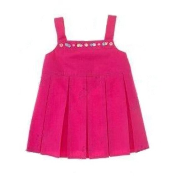 NEW 2007 Gymboree Candy Apple Pink Shirt sz 9 Pleated Tank Top Flower Rhinestone - Picture 9 of 9